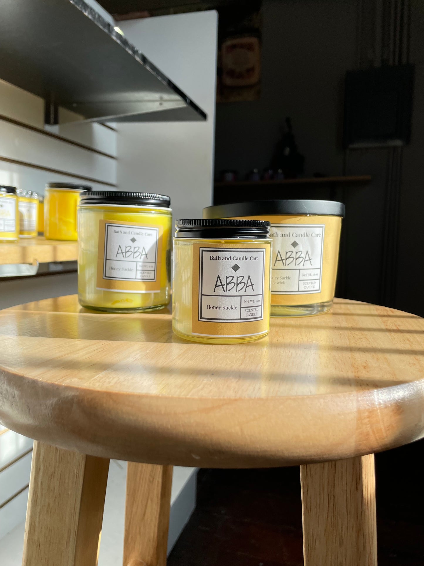 Honey Suckle Scented Candle
