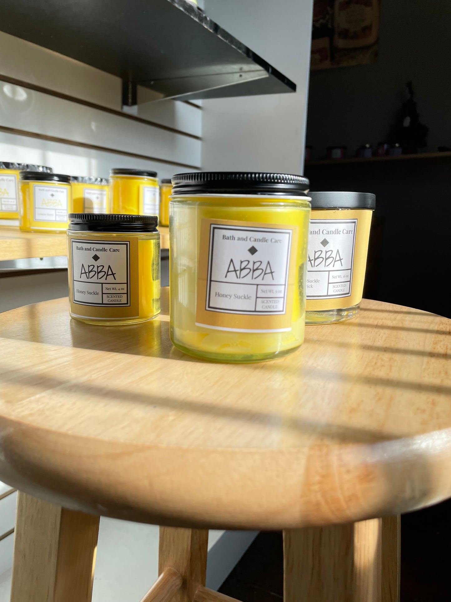 Honey Suckle Scented Candle