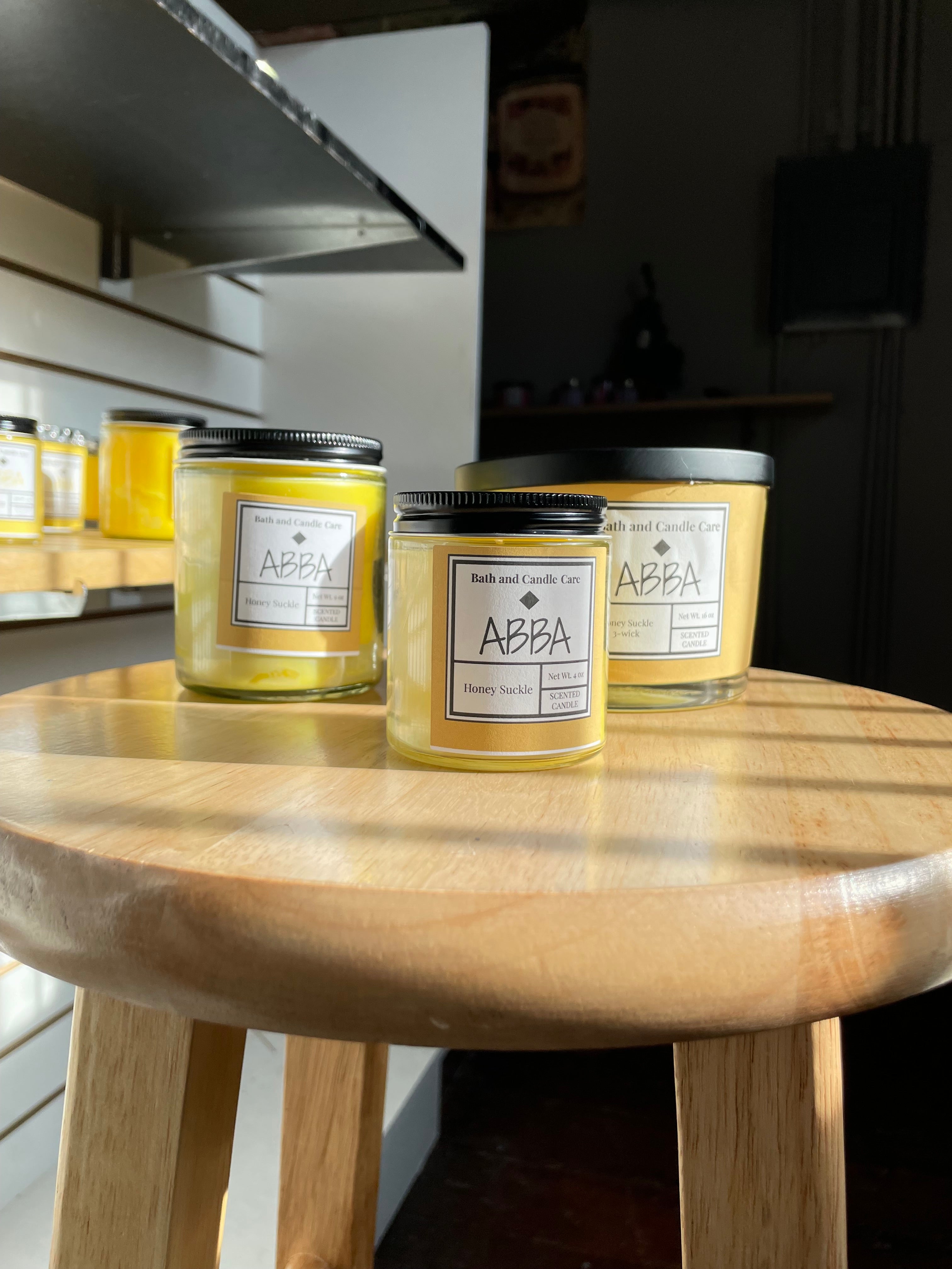 Honey Suckle Scented Candle